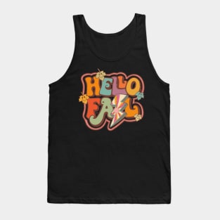 Retro Hello Fall Tank Top